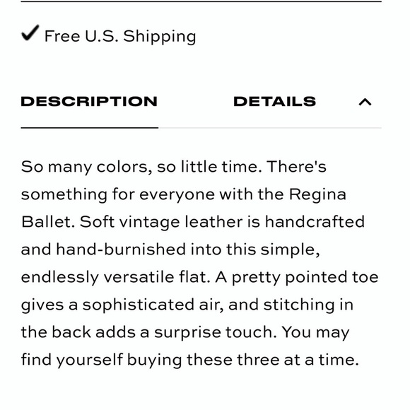 Frye Regina Ballet Flat Black Italian Leather Pointed Toe Tassel Back Size 6.5 - Picture 8 of 8